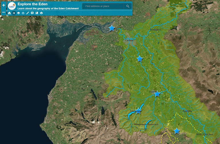 ArcGIS Web map - Explore the Eden