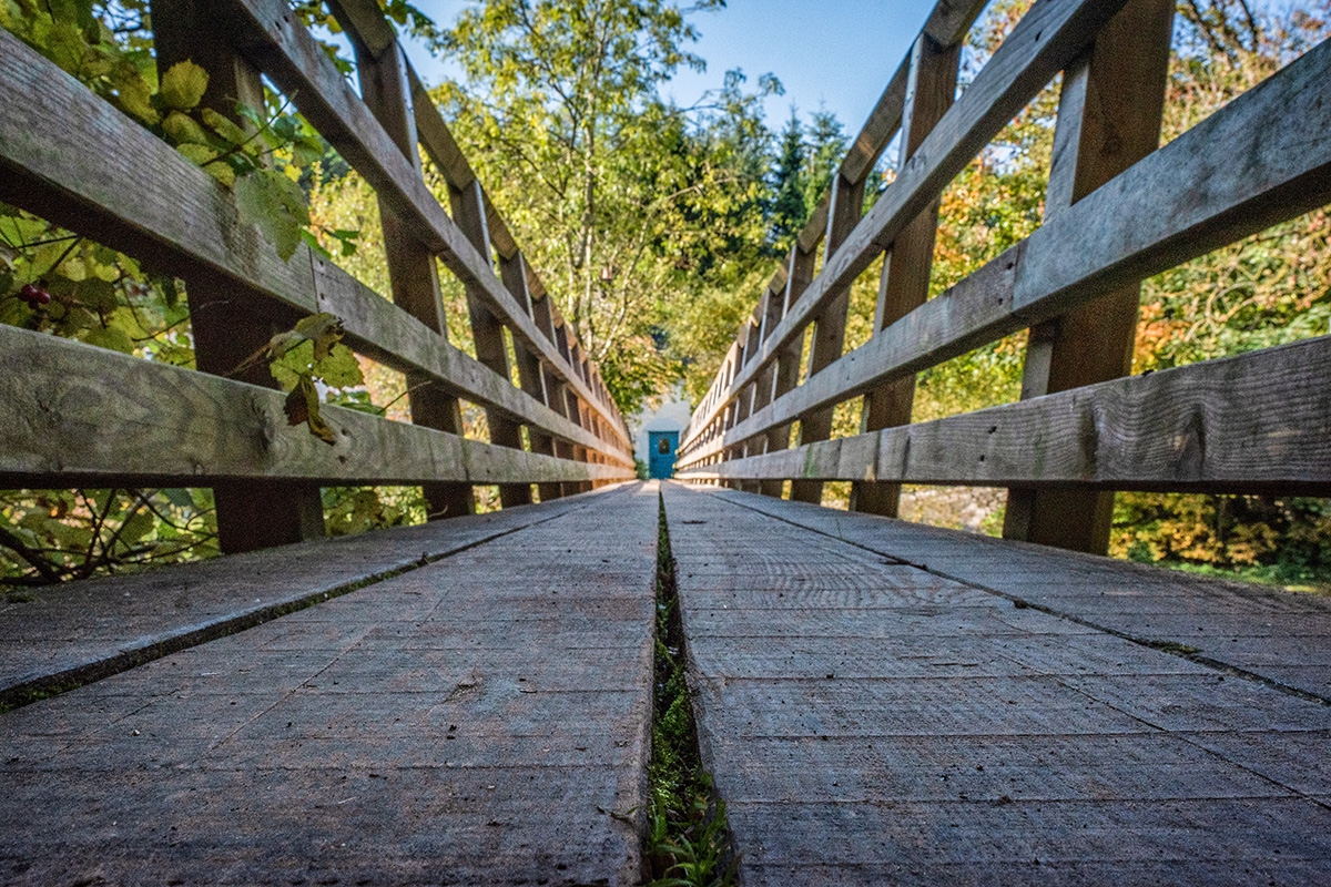 bridge over Hoff Beck at Rutter Force