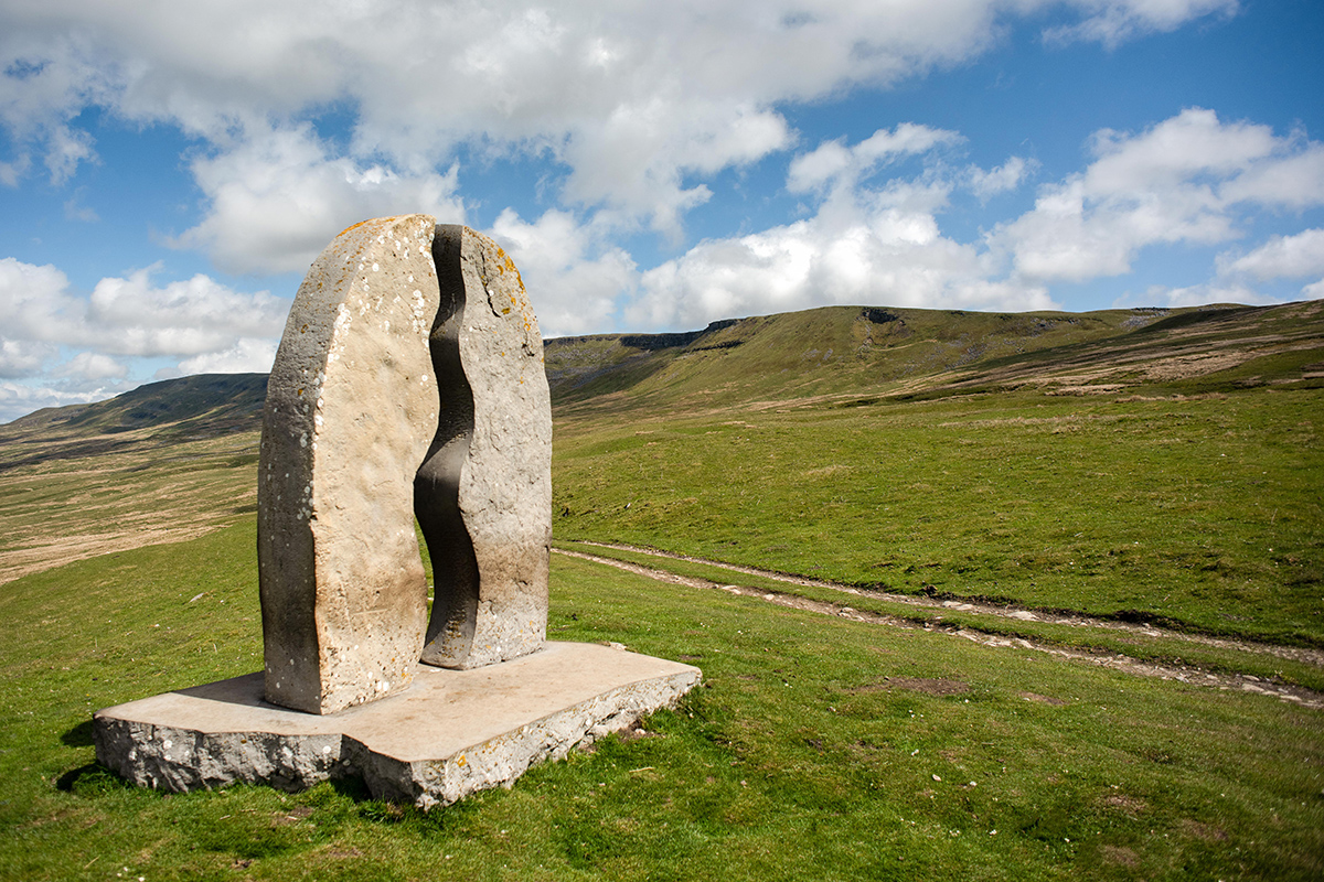 Water Cut sculpture on Mallerstang