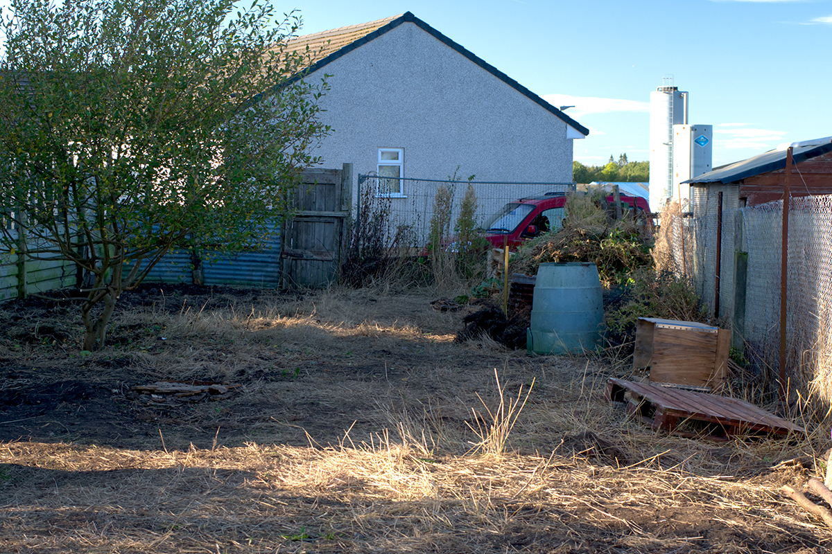 Empty allotment site