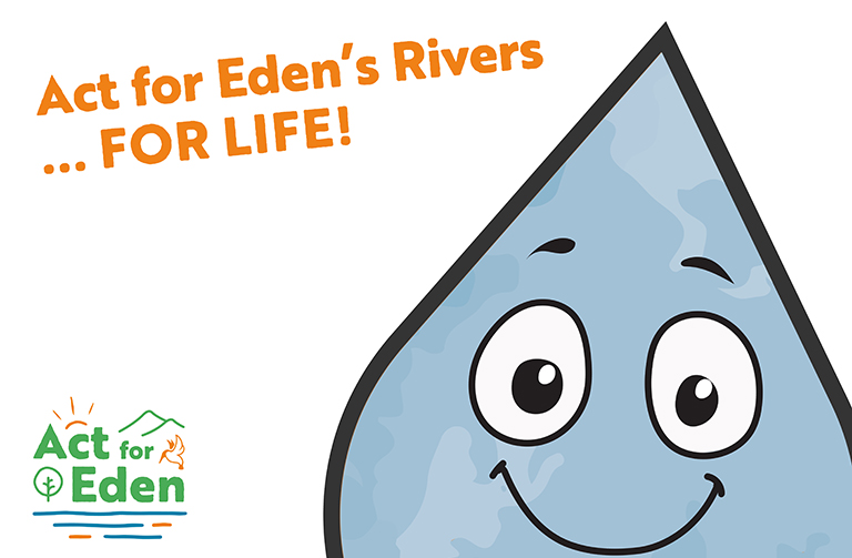 Act for Eden's rivers graphic